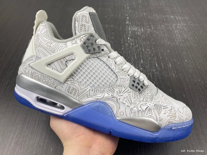1st Kicks Shoes 705333-105 30th 4 Jordan Retro Laser Anniversary 0712